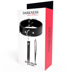 Darkness - Collier De Posture Avec Chaîne En Cuir